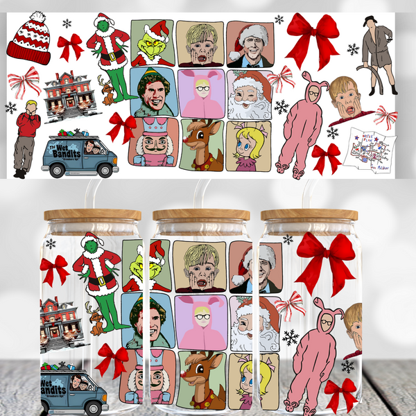 Christmas Movie Classics UV DTF Transfer