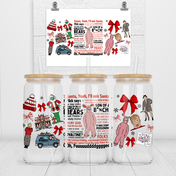 I'll Ask Santa UV DTF Transfer