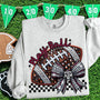 Play Ball ATM Faux Rhinestone and Faux Embroidery Sublimation Transfer