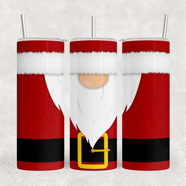 Santa Gnome 20oz Sublimation Tumbler Transfer