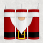 Santa Gnome 20oz Sublimation Tumbler Transfer