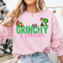 Grinchy Nana Faux Embroidery Sublimation Transfer