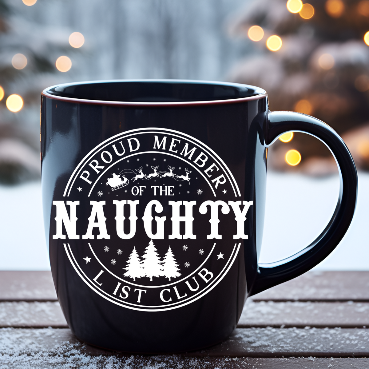 Proud Member of the Naughty List Club DTF Transfer