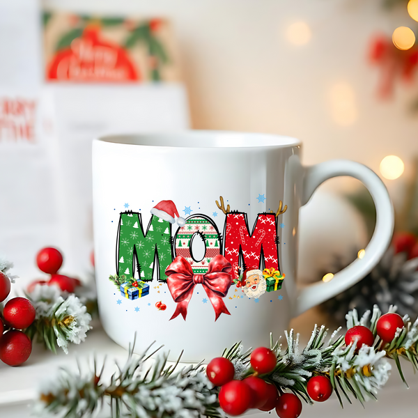 Christmas Mom DTF Heat Transfer