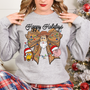 Happy Holidays Story Faux Embroidery DTF Heat Transfer