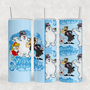 Happy Snowman 20oz Sublimation Tumbler Transfer