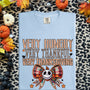 Very Hungry Nightmare Skellie Faux Sparkles & Faux Embroidery Sublimation Transfer