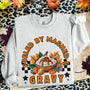 Fueled by Mashed & Gravy Faux Embroidery DTF Heat Transfer