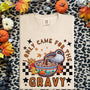 Only Came for the Gravy Faux Embroidery DTF Heat Transfer