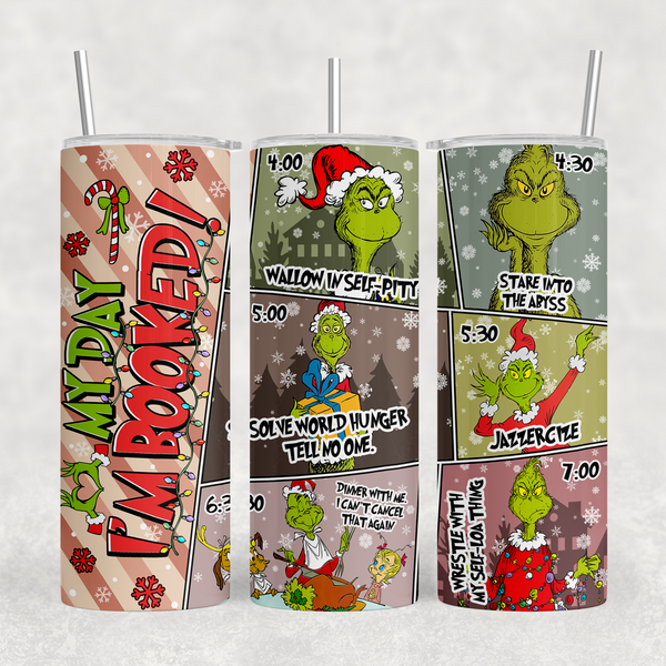 Jazzercize Christmas 20oz Sublimation Tumbler Transfer