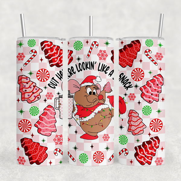 Lookin' Like a Snack Mouse 20oz Sublimation Tumbler Transfer