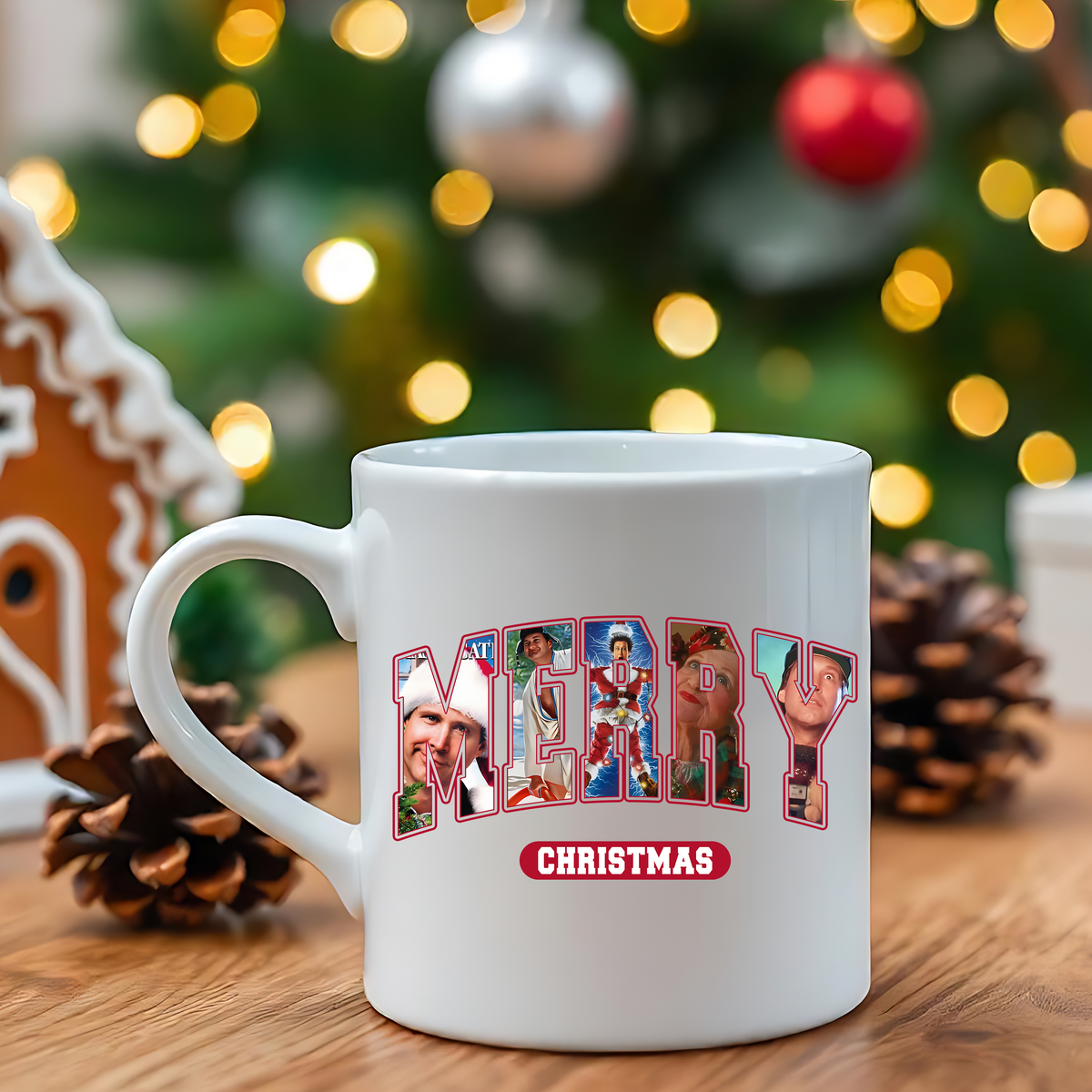 Nostalgic Merry Christmas DTF Heat Transfer