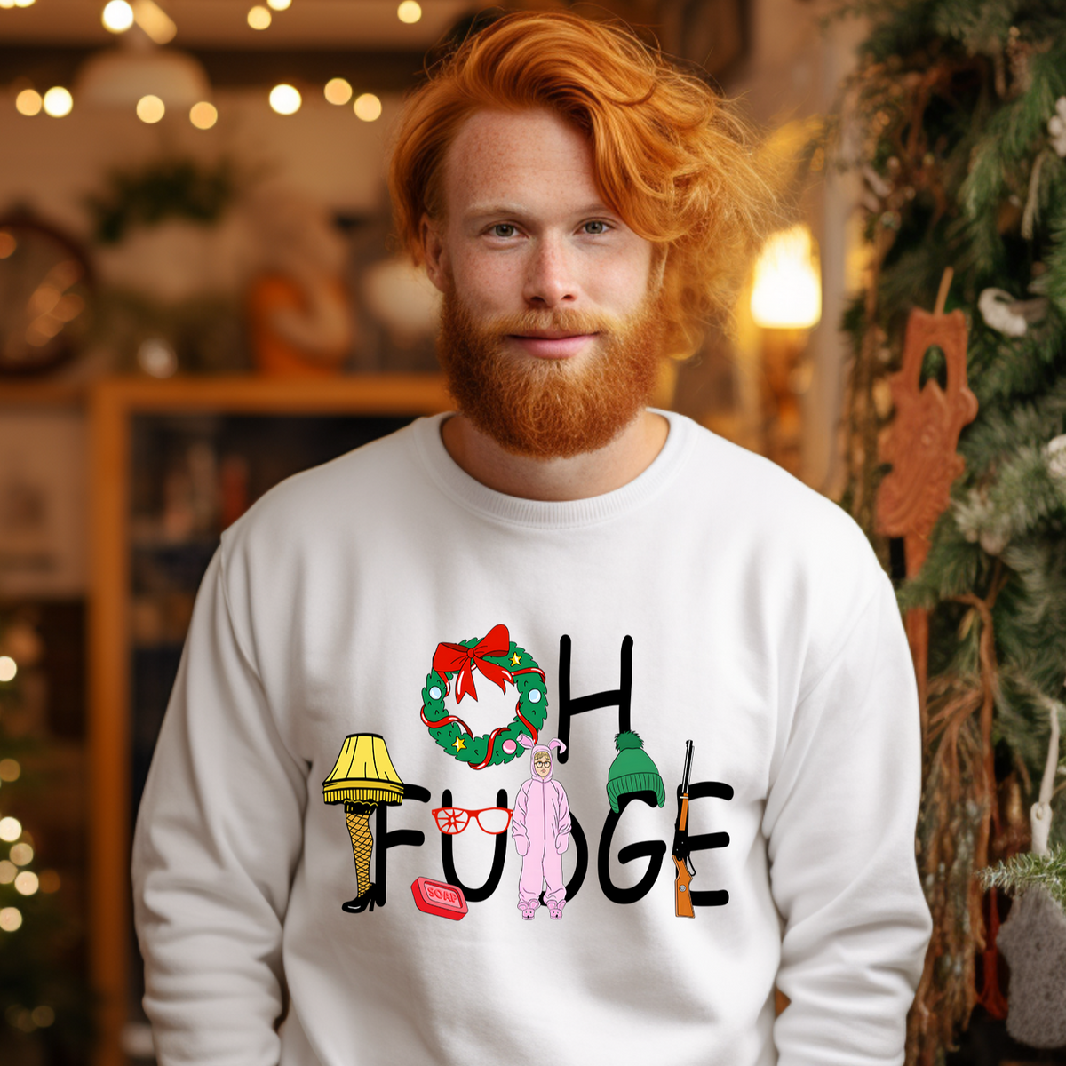 "Oh Fudge" Christmas DTF Heat Transfer