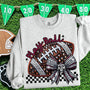 Play Ball ATM Faux Rhinestone and Faux Embroidery DTF Heat Transfer