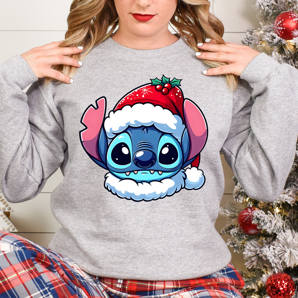 Christmas Alien DTF Heat Transfer