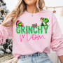 Grinchy Mom Faux Embroidery Sublimation Transfer