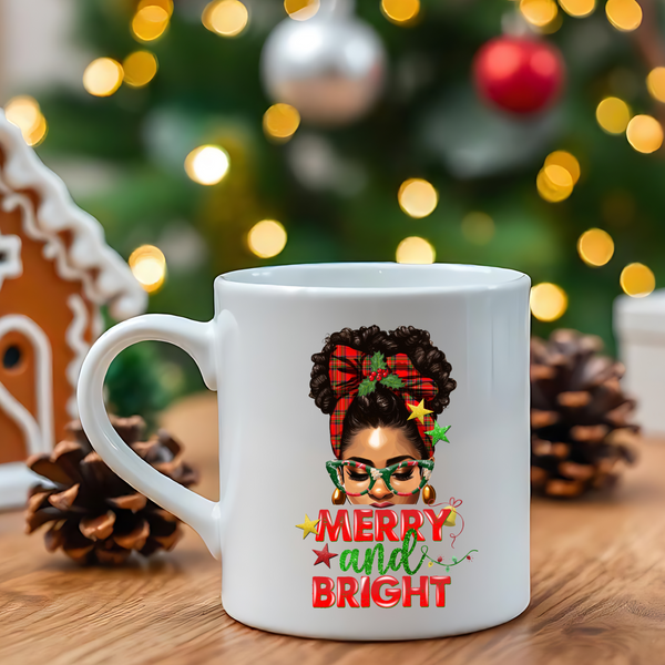 Merry and Bright DTF Heat Transfer